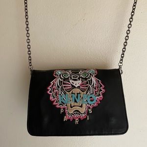 Kenzo paris tiger embroidered purse